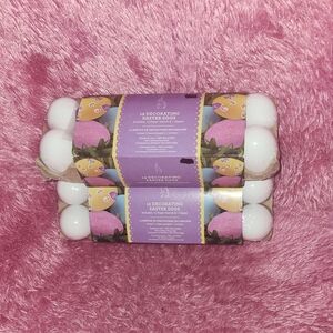 24 white decoration Easter eggs